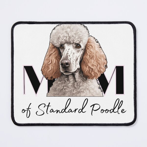 Item preview,  Minimalistic aesthetic Mom of white apricot cream beige standard poodle designed and sold by GoodyPaws.