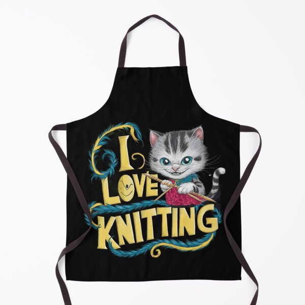 Item preview, Cat loves knitting designed and sold by PureViolence.