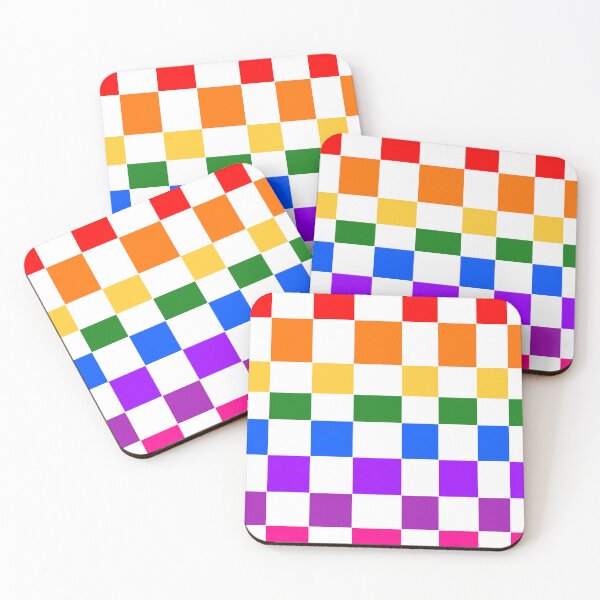 Item preview, Rainbow Checker Pattern  designed and sold by JaygiesDesign.