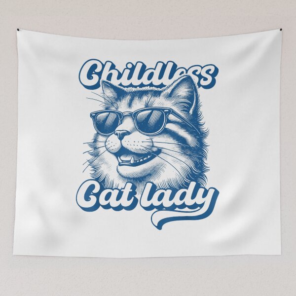 Item preview, Childless Cat Lady Funny Cat Lover designed and sold by bumqiudci.