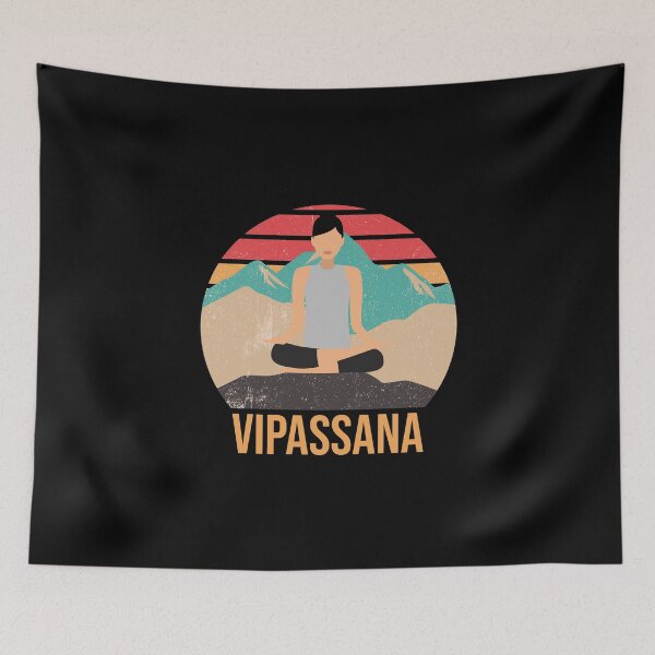 Item preview, Vipassana Meditation To See Things As They Really Are Retro Vintage designed and sold by GraTEEtude.