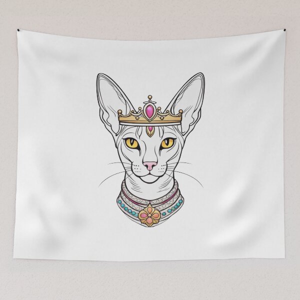Item preview, "The crowned ones" - Devon Rex designed and sold by VariousGoodies.