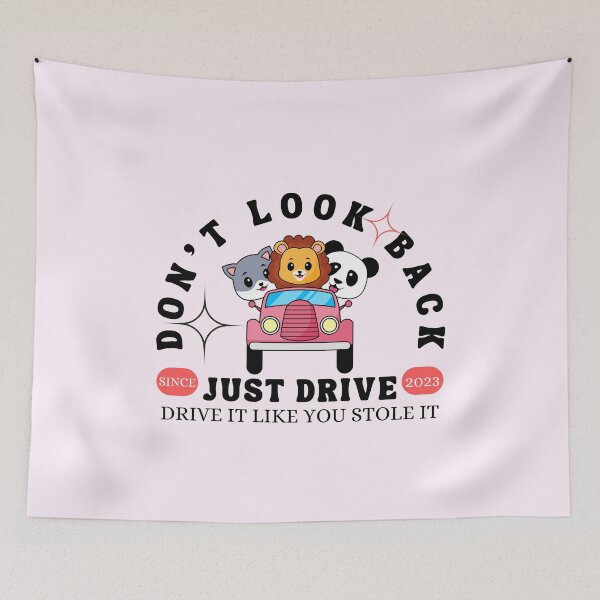 Item preview, Don't look back just drive designed and sold by Peerless-Prime.