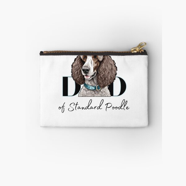 Item preview, Minimalistic aesthetic Dad of white apricot cream beige standard poodle designed and sold by GoodyPaws.