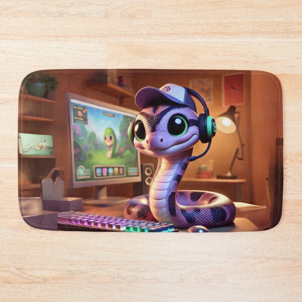 Item preview, Gamer Amethystine Python designed and sold by Sillytoe.