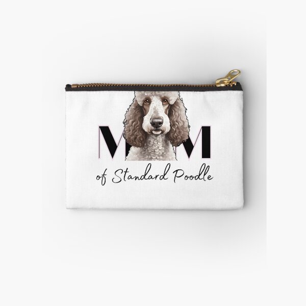 Item preview, Minimalistic aesthetic Mom of white apricot cream beige standard poodle designed and sold by GoodyPaws.