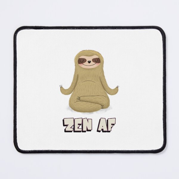 Item preview, Zen AF Sloth Meditating Vipasanna Meditation Spiritual designed and sold by GraTEEtude.