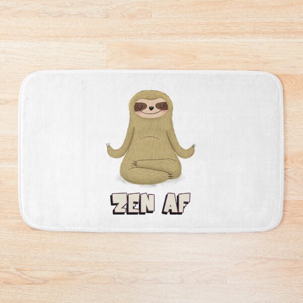 Item preview, Zen AF Sloth Meditating Vipasanna Meditation Spiritual designed and sold by GraTEEtude.