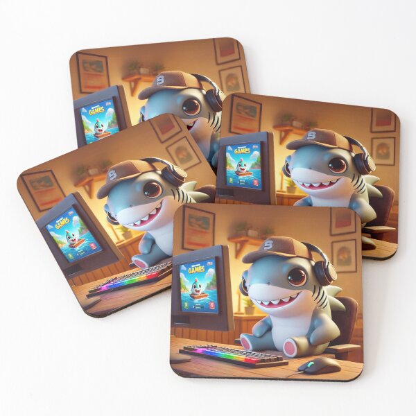 Item preview, Gamer Bamboo Shark designed and sold by Sillytoe.