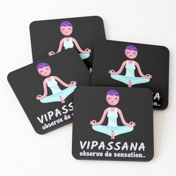Item preview, Vipassana Meditation Observe The Sensation Awareness, Sensation, Equanimity designed and sold by GraTEEtude.