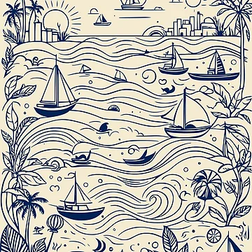 Artwork thumbnail, Sunny Days Pattern by Pixevol