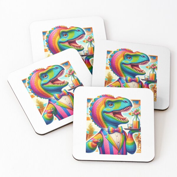 Item preview, Rainbow Dinosaur designed and sold by TheMagicBanana.