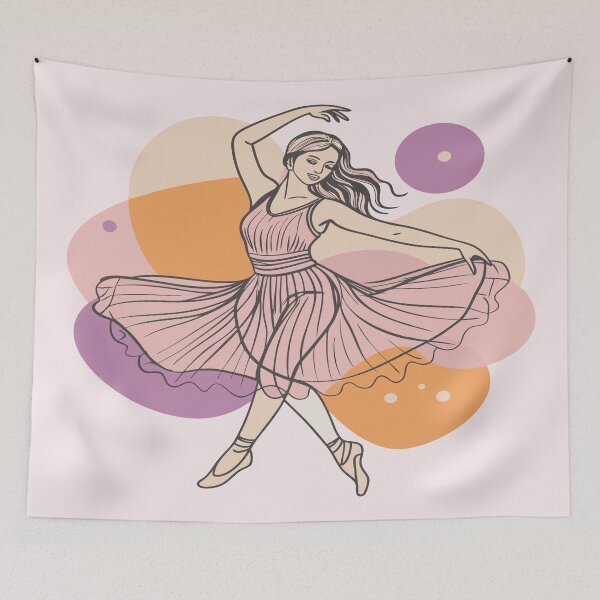 Item preview, Graceful Elegance - Ballet Dancer Art designed and sold by AgarutanPrint.