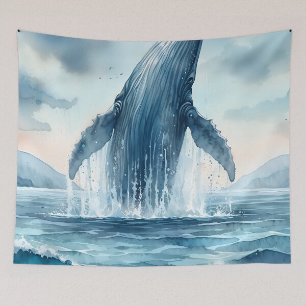 Item preview, Whale Jumping designed and sold by RubisLeaf.