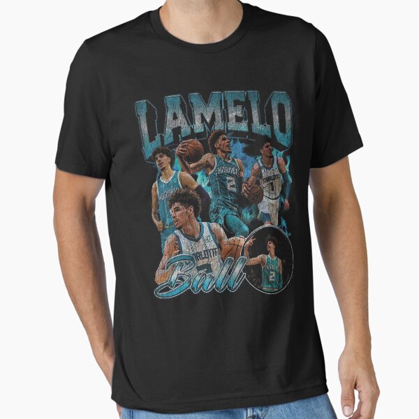 Aperçu de l'œuvre Boule Lamelo Charlotte Hornets Vintage créée et vendue par milaaila.