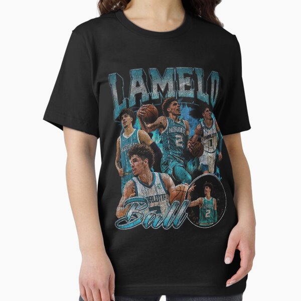 Aperçu de l'œuvre Boule Lamelo Charlotte Hornets Vintage créée et vendue par milaaila.