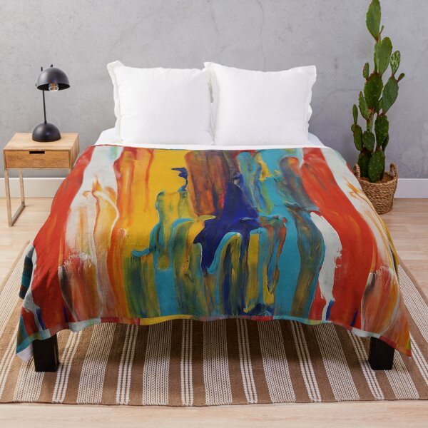 Item preview,  Art Watercolor and Acrylic smear blot. Interior painting. Abstract texture color background designed and sold by bvdesignart.