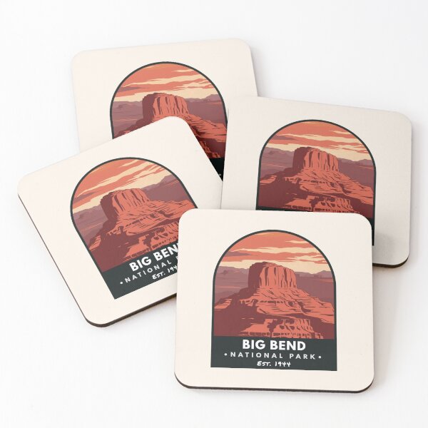 Item preview, Big Bend National Park, Vintage travel designed and sold by PinkandP.