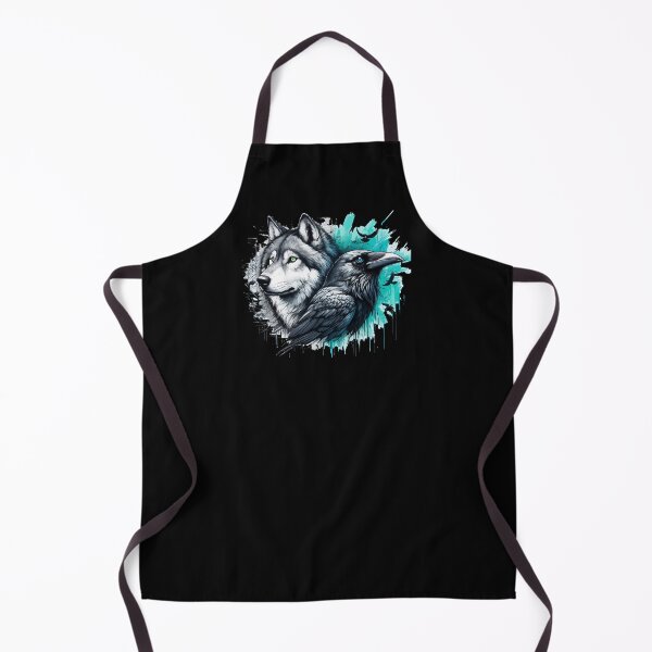 Item preview, Wolf and Raven Street Art Graffiti designed and sold by TomFrontierArt.