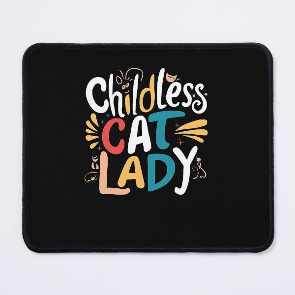 Item preview, Funny Childless Cat Lady T-Shirt designed and sold by Egyptian king ⭐⭐⭐⭐⭐.