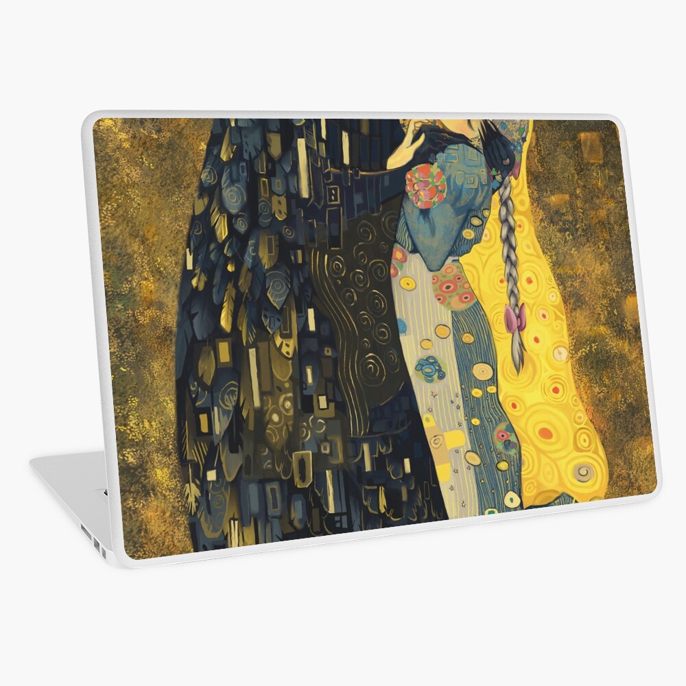 The Kiss: Like Starlight Laptop Skin