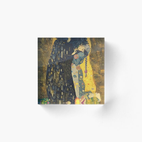 The Kiss: Like Starlight Acrylic Block