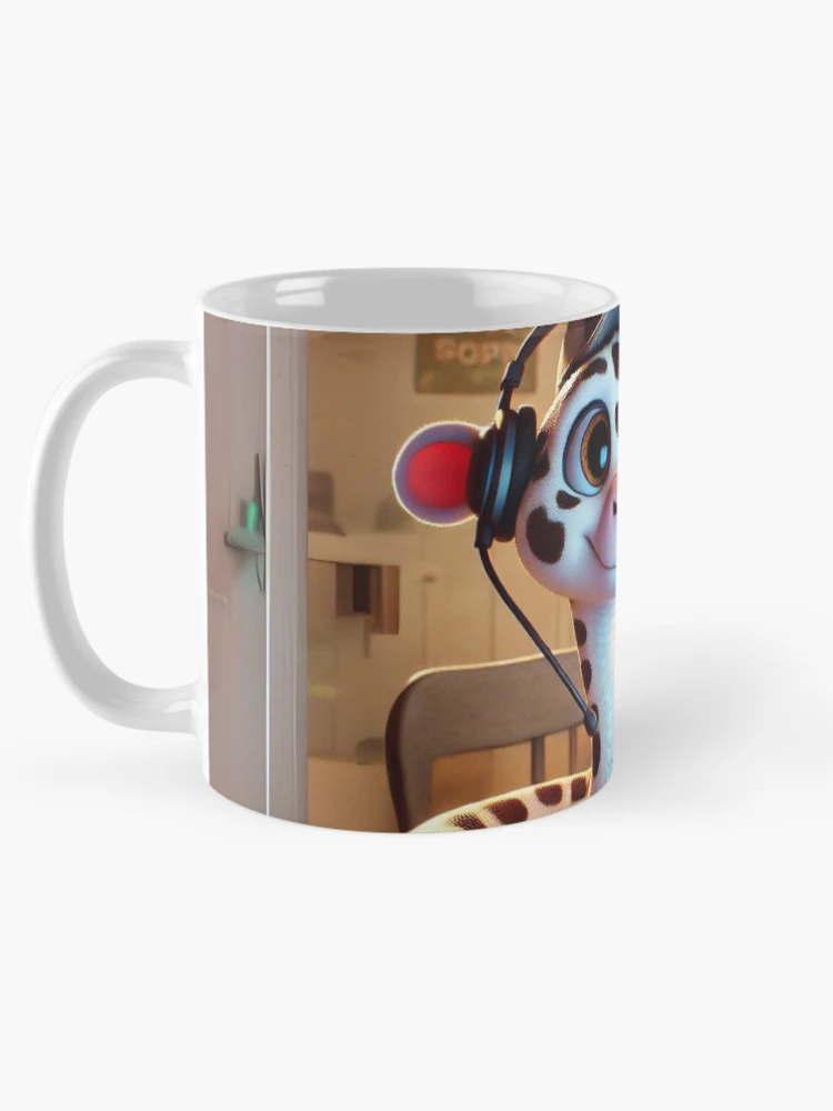 Thumbnail 5 of 6, Coffee Mug, Gamer Cow Reticulated Python designed and sold by Sillytoe.