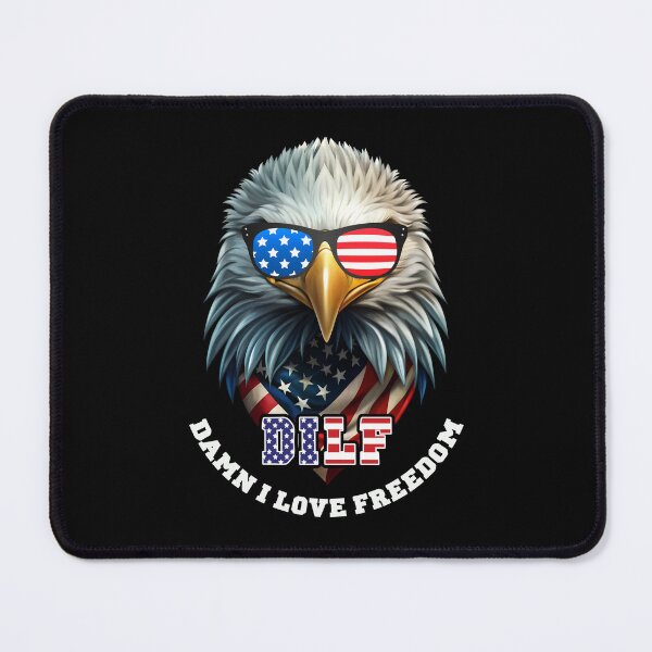 Item preview, Damn I Love Freedom Dilf Eagle designed and sold by Stellarist.