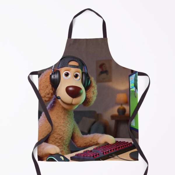 Item preview, Gamer Curly Coated Retriever designed and sold by Sillytoe.