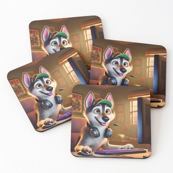 Item preview, Gamer Czechoslovakian Wolfdog designed and sold by Sillytoe.
