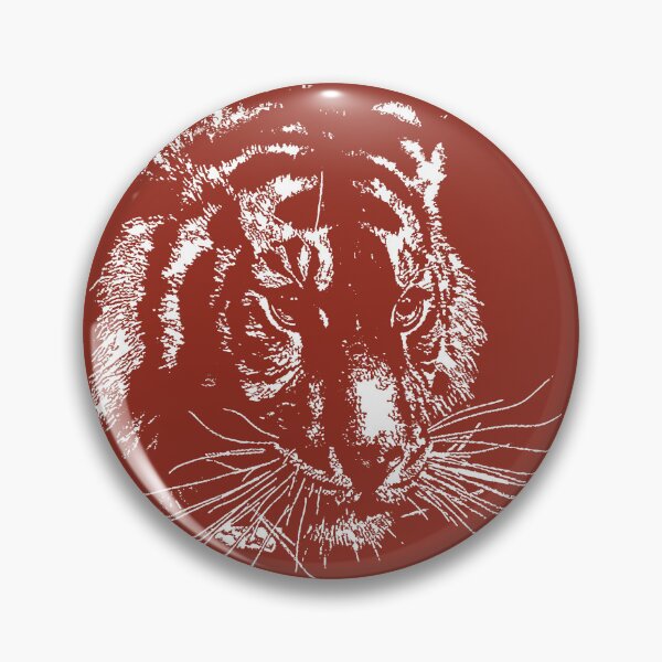 Item preview, white tiger head designed and sold by greenysweeny.