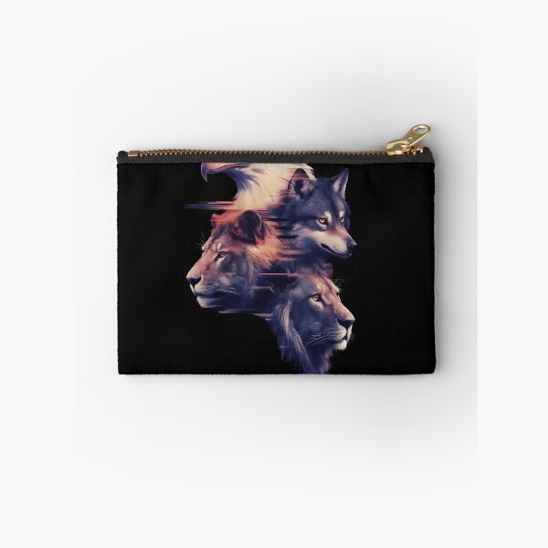 Item preview, Stylized eagle, wolf, and lion in a mesmerizing colour palette designed and sold by MRFEZOO2030.