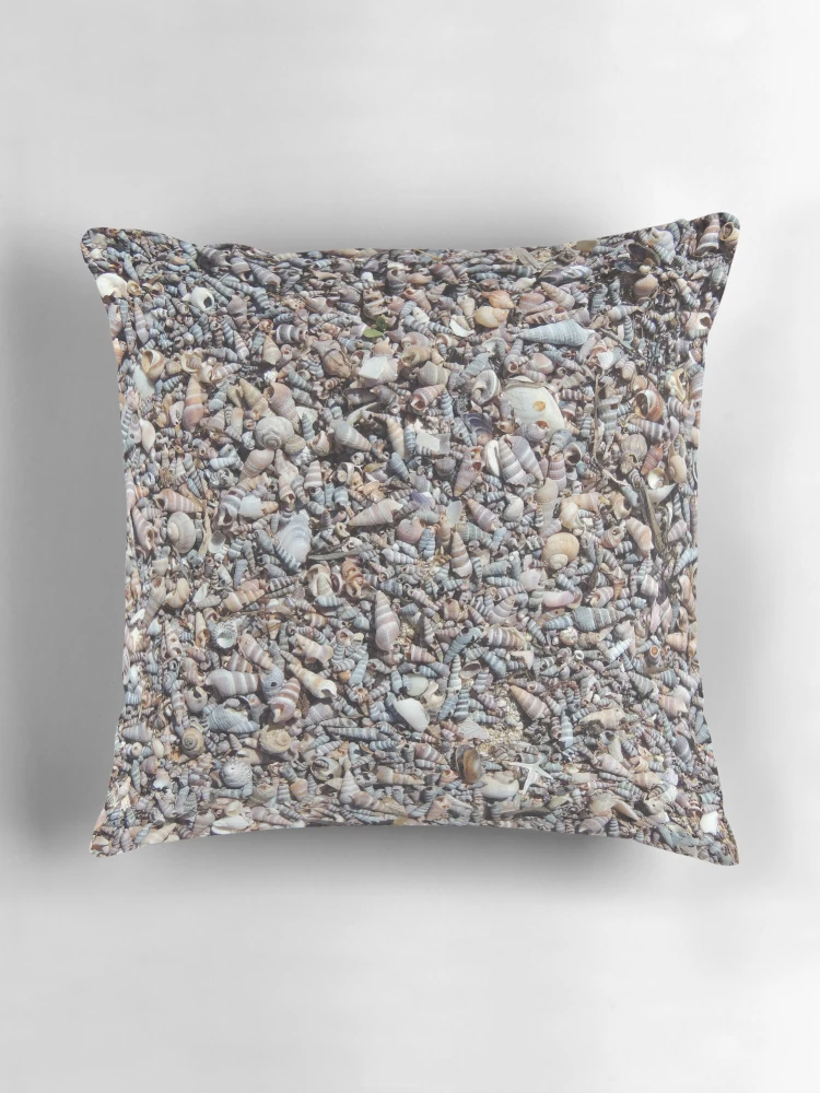 Thumbnail 3 of 4, Pillow, Shells, Shells, Shells....... designed and sold by Rosaria.