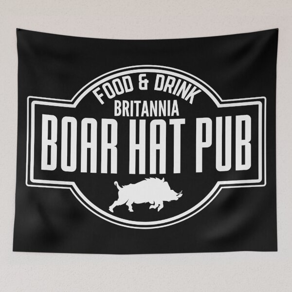Item preview, Boar Hat Pub designed and sold by Crossroads-Art.