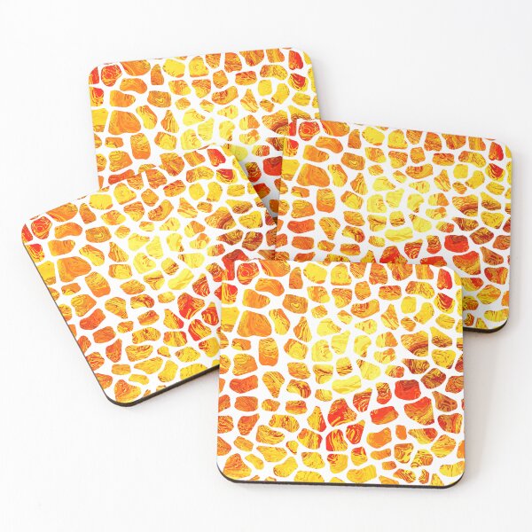 Item preview, Orange Giraffe Spots- designed and sold by Sartoris Art.