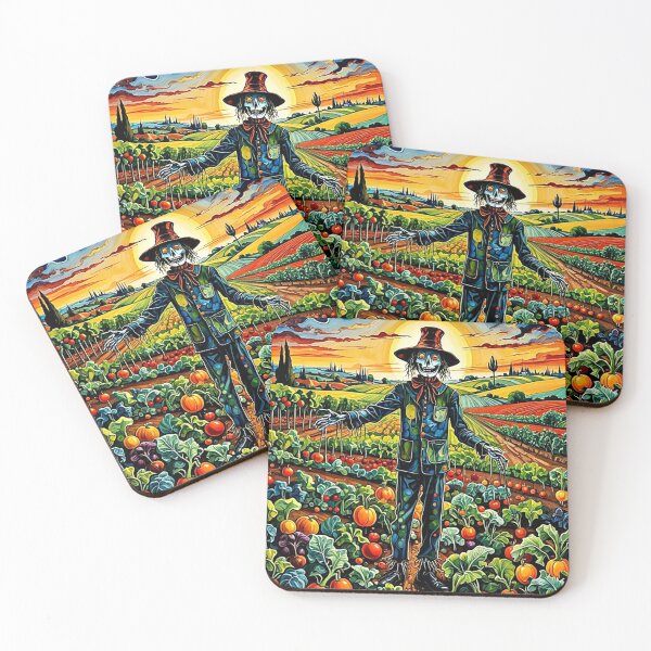 Item preview, Scarecrow in vegetable patch 2 designed and sold by George Hutton Hunter.