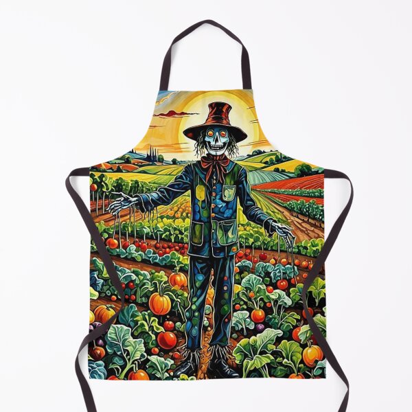 Item preview, Scarecrow in vegetable patch 2 designed and sold by George Hutton Hunter.