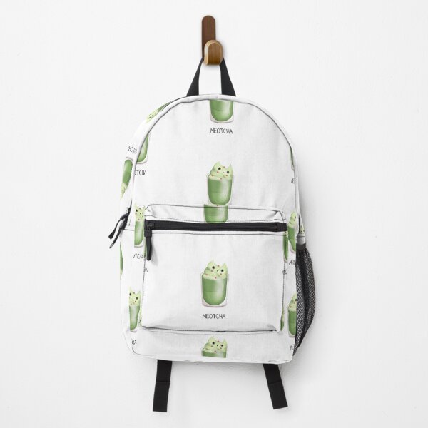 Artikelvorschau, Lustige handgezeichnete Illustration mit Matcha, das wie eine Katze aussieht entworfen und verkauft von Makitsu Neko.