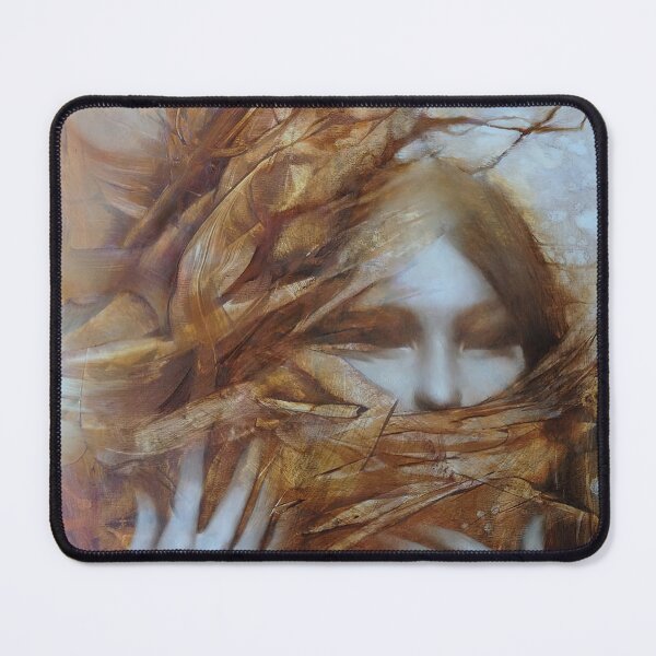 Item preview, Ethereal Woman in Autumnal Swirls Abstract designed and sold by VanessaLemen.