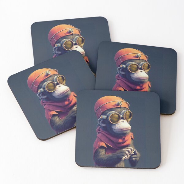 Item preview, Cyberpunk Pirate Ape designed and sold by Sillytoe.