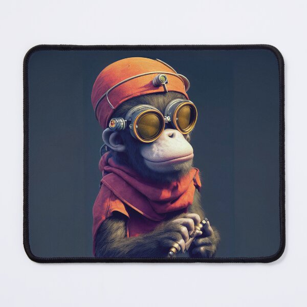 Item preview, Cyberpunk Pirate Ape designed and sold by Sillytoe.