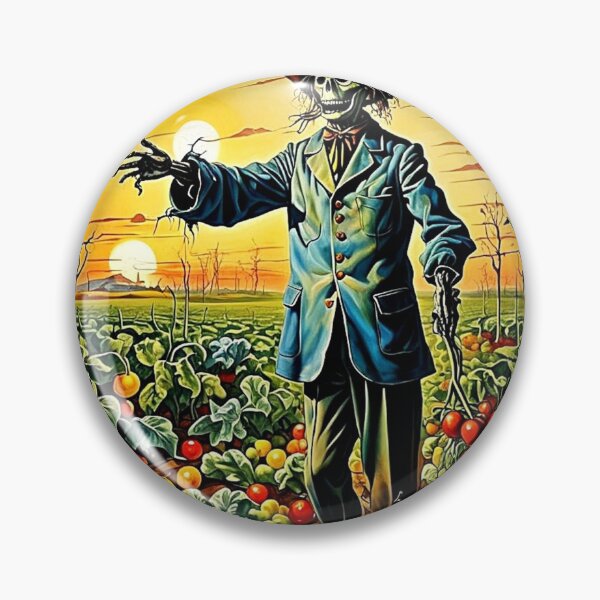 Item preview, Scarecrow in vegetable patch 4 designed and sold by George Hutton Hunter.