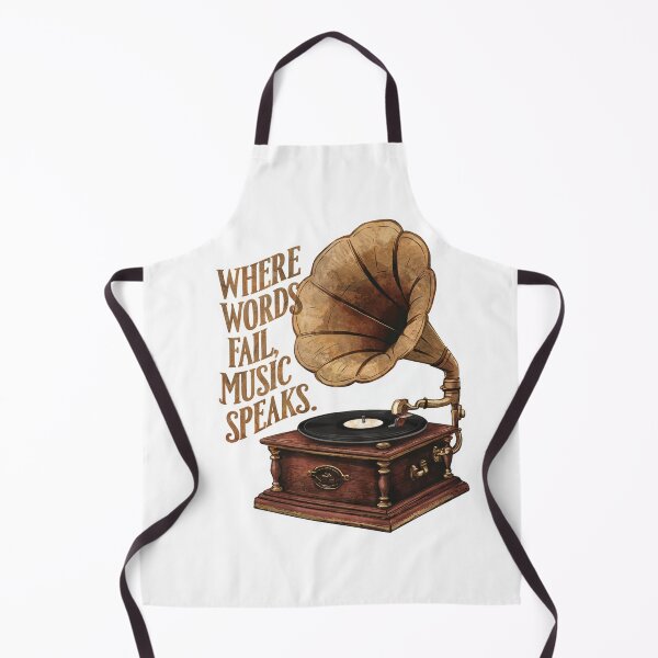 Item preview, Where words fail, music speaks designed and sold by tee-blah-blah.
