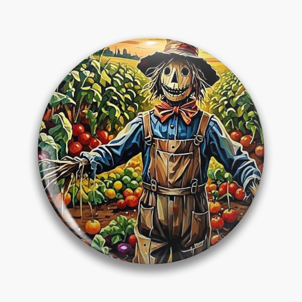 Item preview, Scarecrow in vegetable patch 5 designed and sold by George Hutton Hunter.