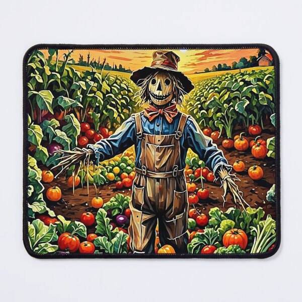 Item preview, Scarecrow in vegetable patch 5 designed and sold by George Hutton Hunter.