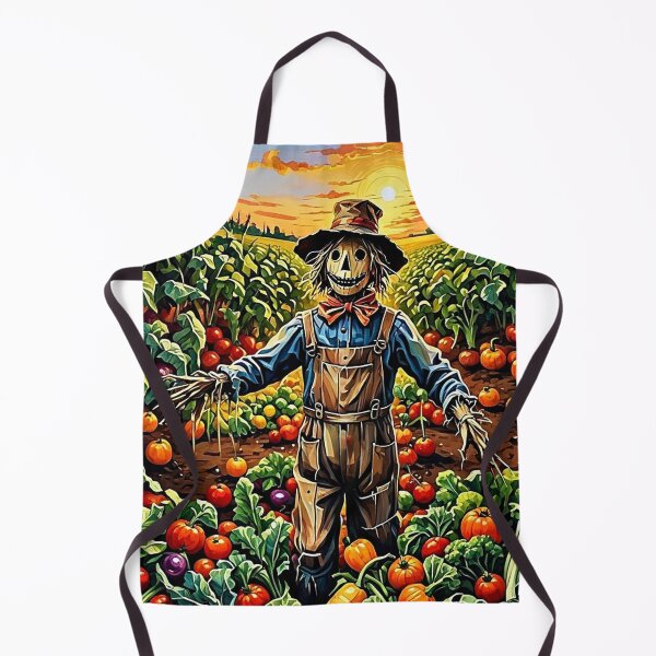 Item preview, Scarecrow in vegetable patch 5 designed and sold by George Hutton Hunter.