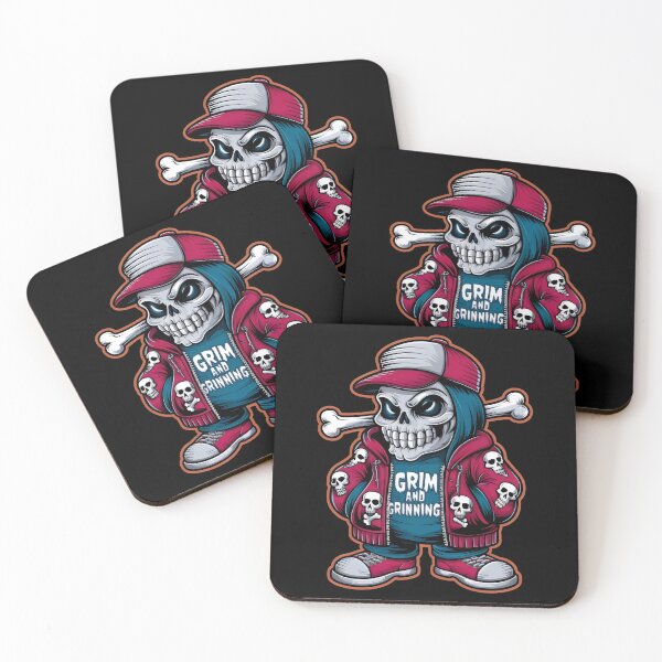 Item preview, Halloween Skeleton Spooky - "Grim Reaper Fun: Halloween Skeleton Spookiness" designed and sold by stickercuffs.