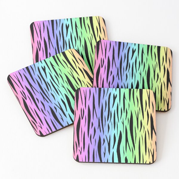 Item preview, Rainbow Tiger Stripes designed and sold by Sartoris Art.