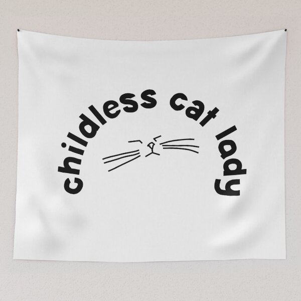 Item preview, Childless Cat Lady Graphic designed and sold by ellenhenry.