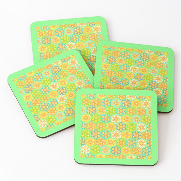 Item preview, Melliflowery Bright Truth on Bright Green designed and sold by Art in My Loft.